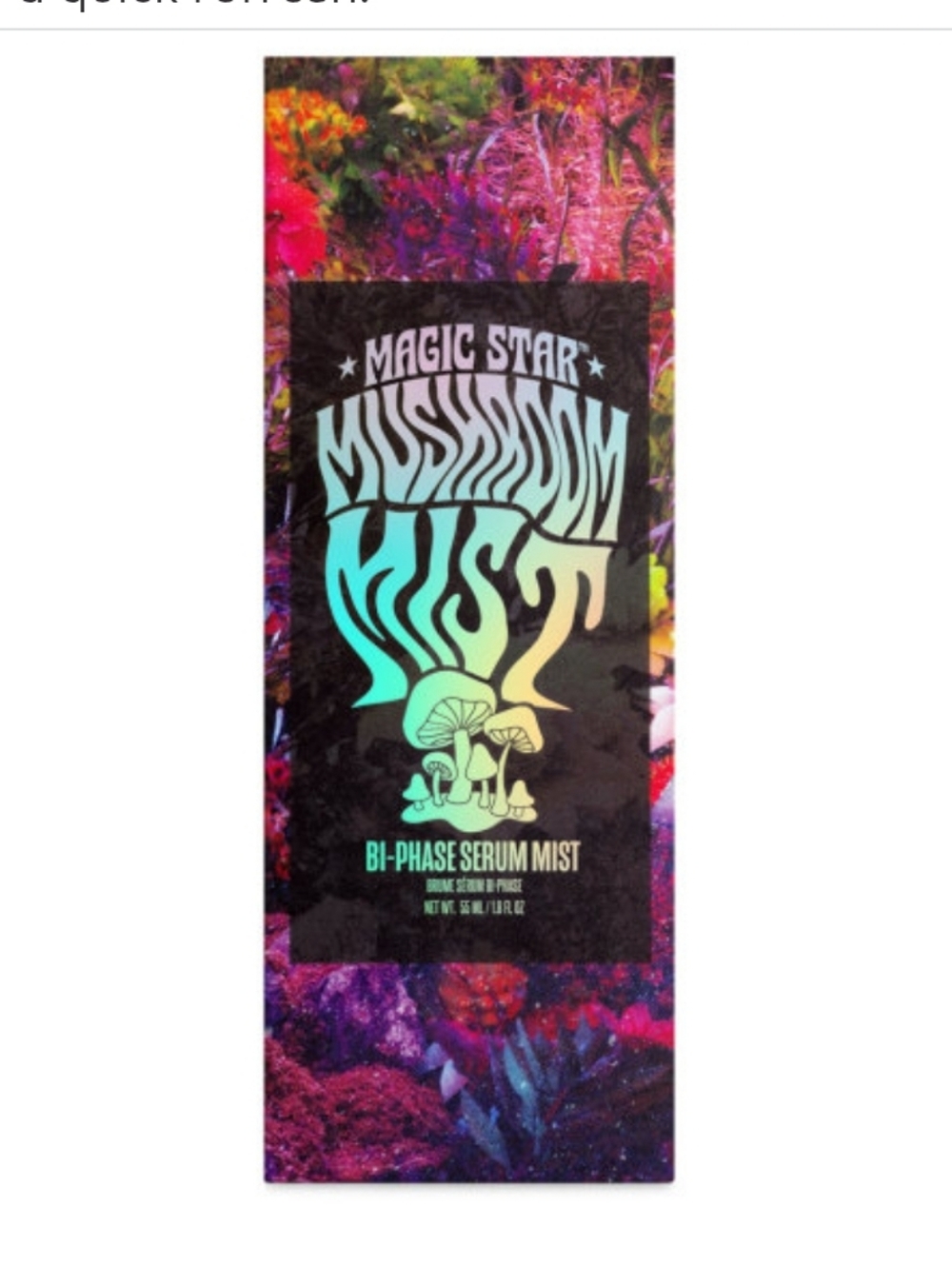 Jeffee star  magic Star Mushroom Mist Bi-Phase Serum Mist - Pink